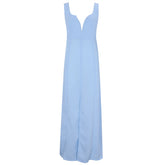 Strappy Sleeveless Deep V Maxi Dress HI959